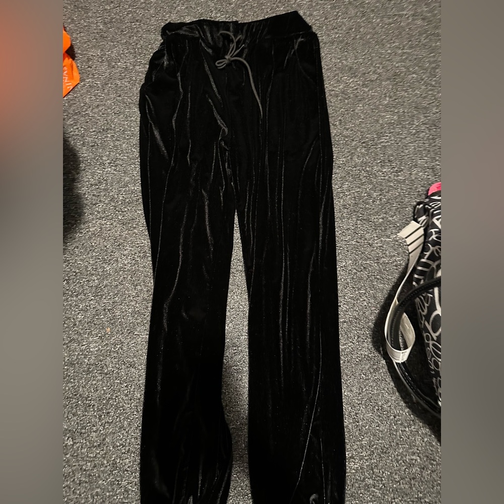 Velour pants